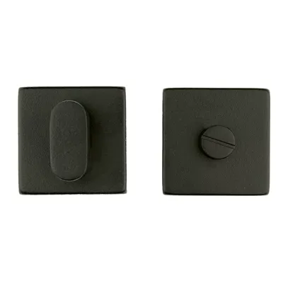 Hdd Pro WC Garnituur Square Shape Zwart Structuur Uv Zonder Rood/wit