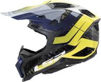 LS2 crosshelm "mx703 x-force galuo" helmet x-force galuo gray/neon yellow gr. l - thumbnail