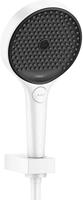 Douchehouderset Rainfinity HansGrohe PowderRain 130 3jet Met Doucheslang 160 cm Mat Wit - thumbnail