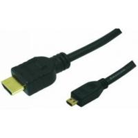 LogiLink CH0031 HDMI-kabel HDMI Aansluitkabel HDMI-A-stekker, HDMI-micro-D-stekker 1.50 m Zwart 4K UHD - thumbnail