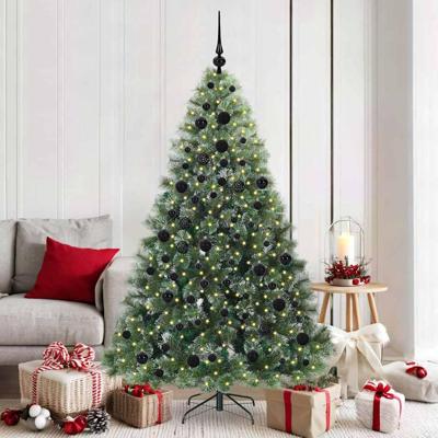 Kunstkerstboom met 300 LED met standaard Groen 180 cm PE en PVC