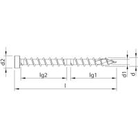 Heco Topix-plus CombiConnect 8,5 x 250 ck T-40 OKD verz; 50 stuks - HC61457 - thumbnail