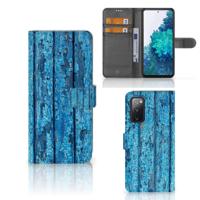 Samsung Galaxy S20 FE | Book Style Case | Wood Blue - thumbnail