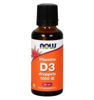 NOW Vitamine D3 Druppels 1000IE 30ml - thumbnail
