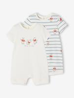 Set van 2 Rompers Disney® WINNIE DE POEH ecru - thumbnail