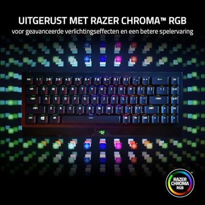 Razer BlackWidow V3 Mini HyperSpeed Zwart - Razer Linear Yellow - thumbnail