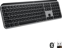 Logitech MX Keys for Mac toetsenbord RF-draadloos + Bluetooth QWERTY US International Aluminium, Zwart - thumbnail