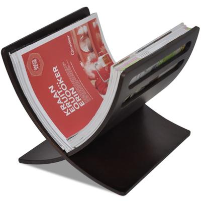 VidaXL Tijdschriftenrek vloermodel hout bruin