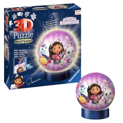 Ravensburger 3D-puzzel Gabby's Poppenhuis met licht - 72 stukjes - thumbnail