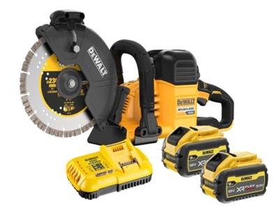 DeWALT DCS691X2 Doorslijpmachine 230mm 54V XR FlexVolt 9.0Ah