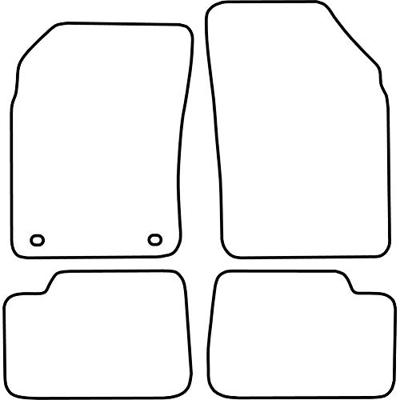 Automatten passend voor Nissan Micra 1992-2003 TMNI501