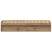 Bedframe zonder matras 75x190 cm spaanplaat ambachtelijk - thumbnail