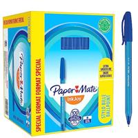 Balpen papermate inkjoy 100 valuepack m blauw - thumbnail