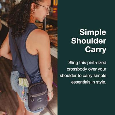 Osprey Daylite Crossbody Schoudertas Cascade Blue/Latte Brown 1L Osprey Daylite Crossbody Schoudertas Cascade Blue/Latte Brown 1L