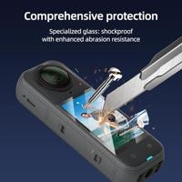 TELESIN° Displaybeschermfolie voor Insta360 X5 X4, camera-accessoire voor Insta360 X5 X4 displaybeschermfolie met 9H hardheid, krasbestendig, anti-vingerafdruk, zonder luchtbellen, 1 stuk - thumbnail