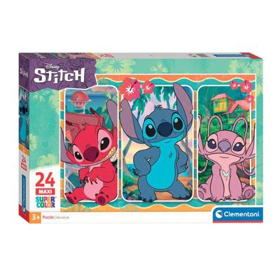 Clementoni legpuzzel super color maxi disney stitch, 24st. Clementoni legpuzzel super color maxi disney stitch, 24st.