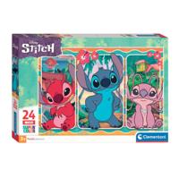 Clementoni legpuzzel super color maxi disney stitch, 24st. - thumbnail