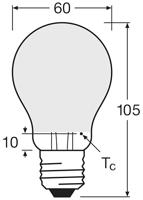 OSRAM HOMELIGHTING 4058075592476 LED-lamp Energielabel D (A - G) E27 Peer 7.5 W = 75 W Neutraalwit (Ø) 60 mm 3 stuk(s) - thumbnail
