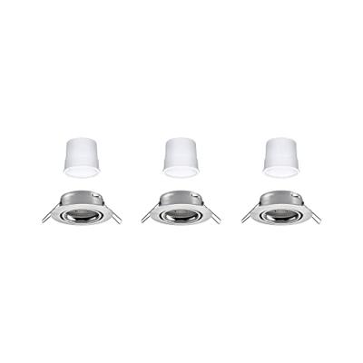 Paulmann 92464 LED-inbouwlamp Set van 3 stuks LED 14.7 W IJzer (geborsteld) Paulmann 92464 LED-inbouwlamp Set van 3 stuks LED 14.7 W IJzer (geborsteld)