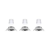 Paulmann 92464 LED-inbouwlamp Set van 3 stuks LED 14.7 W IJzer (geborsteld) - thumbnail