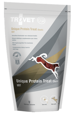 Trovet Unique Protein Treat UDT met eend hondensnack 125 g