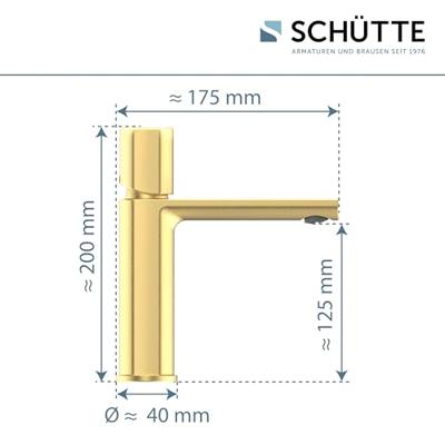Schütte Wastafelkraan (Goud) Schütte Wastafelkraan (Goud)