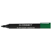 Q-CONNECT flipchartmarker, 2-3 mm, ronde punt, met clip, groen - thumbnail
