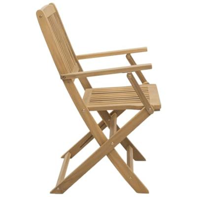 Tuinstoelen 4 st inklapbaar 57,5x54,5x90 cm massief acaciahout - thumbnail