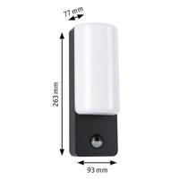 Paulmann Bonnie PIR Insect 94853 LED-buitenlamp (wand) LED 8.5 W Antraciet - thumbnail