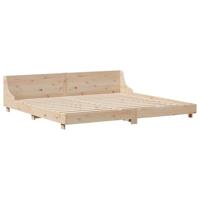 Bedframe zonder matras massief grenenhout 180x200 cm - thumbnail