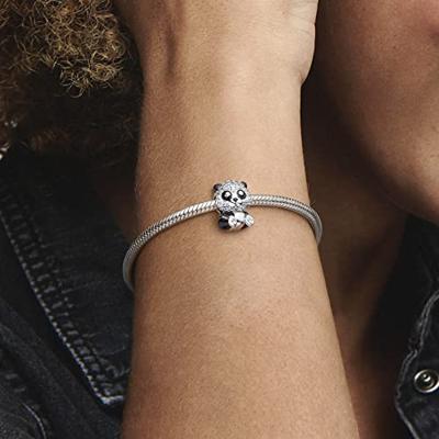 Pandora 790771C01 Bedel Sparkling Cute Panda zilver-zirconia zwart-wit - thumbnail