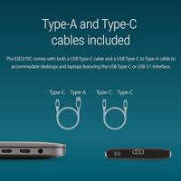 Transcend ESD 270 C 1 TB Externe SSD harde schijf USB-C, USB-A Zwart TS1TESD270C - thumbnail
