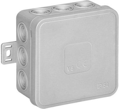 Orno Kabeldoos IP54 grijs vierkant 85x85x41mm - 4034057 Orno Kabeldoos IP54 grijs vierkant 85x85x41mm - 4034057