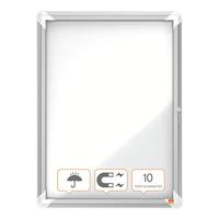 Nobo Premium Plus buitenvitrine, draaideur met slot, magnetisch, 4 x A4 - thumbnail