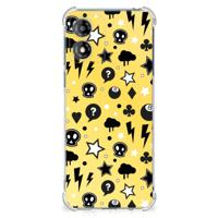 Extreme Case Motorola Moto E13 Punk Geel - thumbnail