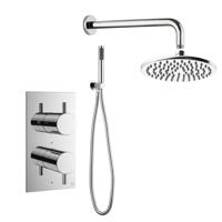Crosswater MPRO Regendoucheset inbouw - 20cm hoofddouche - wandarm - staafhanddouche - chroom sw24481/SW451361/sw31358/sw385370/sw385437/ - thumbnail