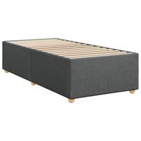 Bedframe zonder matras 90x190 cm stof donkergrijs - thumbnail