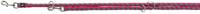 Trixie hondenriem cavo verstelbaar fuchsia / grijs - thumbnail