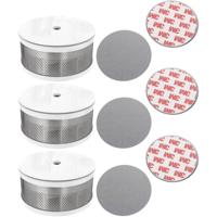 Cordes Haussicherheit Rookmelder Set van 3 stuks Incl. batterij (10 jaar) werkt op batterijen (Ø x h) 70 mm x 35 mm - thumbnail