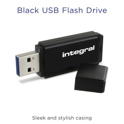 Integral USB 2.0 stick, 16 GB, zwart