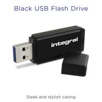 Integral USB 2.0 stick, 16 GB, zwart - thumbnail
