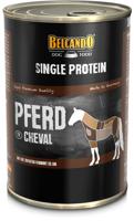 Belcando Single Proteïneblik [6 x 400 g paard], gevarieerd natvoer voor honden, monoproteïne natvoer - thumbnail