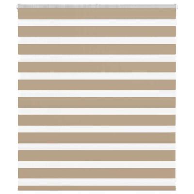 Zebra Blind 120x100 cm stofbreedte 115,9 cm polyester zandbruin