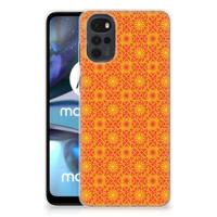 Motorola Moto G22 | TPU bumper | Batik Oranje - thumbnail