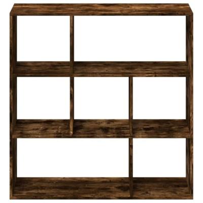 Kamerscherm / boekenkast 102x29x103,5 cm hout gerookt eiken