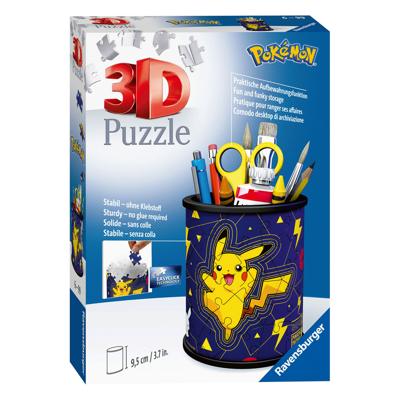 Ravensburger 3d puzzel - pennenbak pokémon - 54st. Ravensburger 3d puzzel - pennenbak pokémon - 54st.