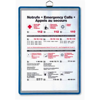 Zichtpanelenframe hangend tarifold a4 blauw 5st Zichtpanelenframe hangend tarifold a4 blauw 5st