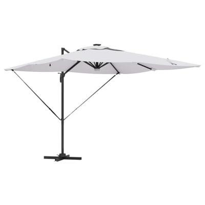 VidaXL Roma parasol beige 286 x 284 x 270 cm aluminium en polyester