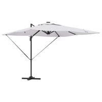 VidaXL Roma parasol beige 286 x 284 x 270 cm aluminium en polyester - thumbnail