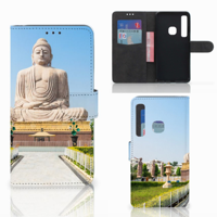 Samsung Galaxy A9 2018 Flip Cover Boeddha - thumbnail